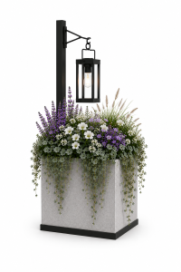 Donica Solarna Betonowa 130cm/40cm/40cm Barwa Światła Ciepła